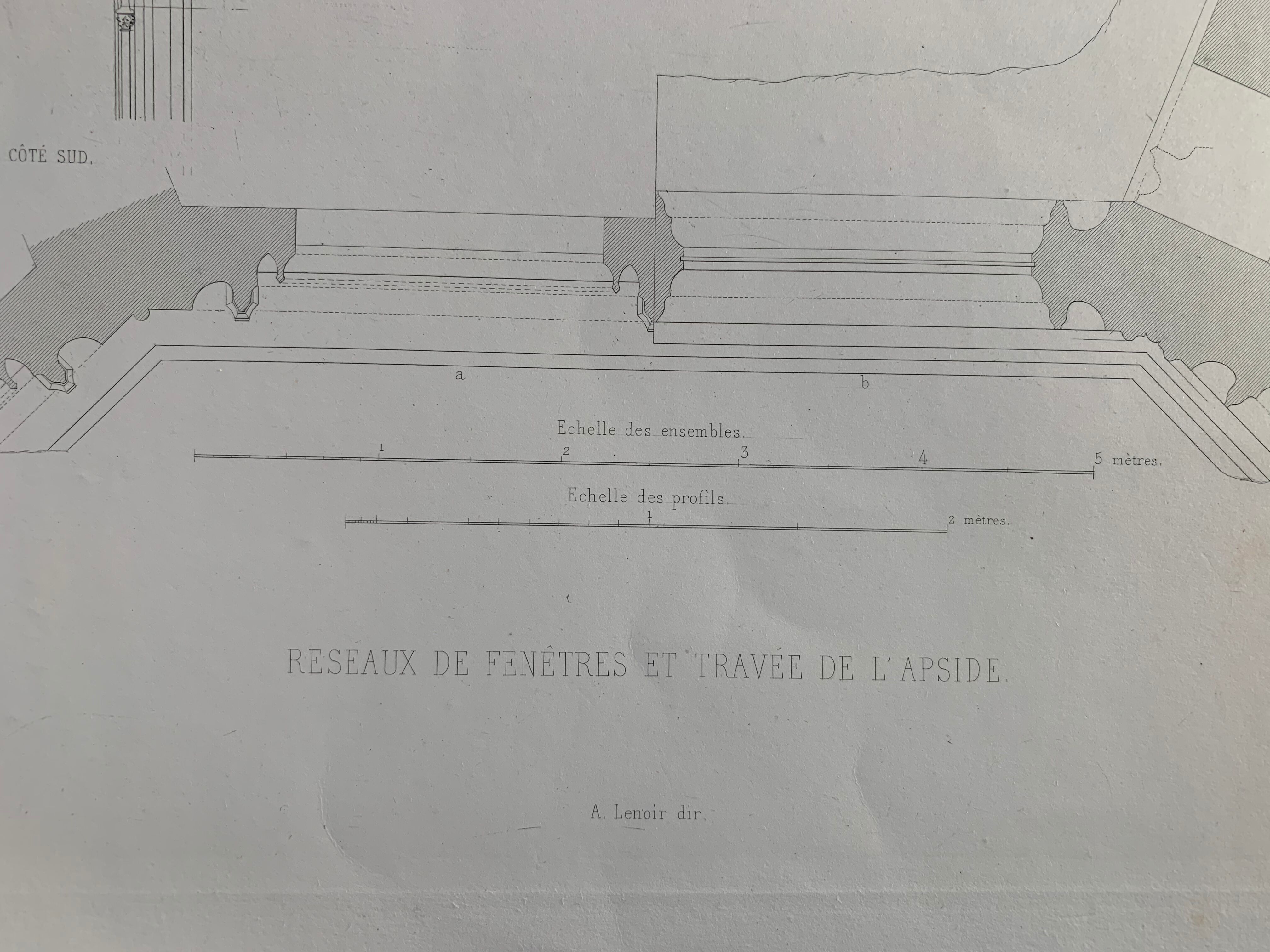 Antique engraving architecture