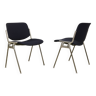 Pair of 2 vintage chairs DSC 106 by Giancarlo Piretti for Anonima Casteli 1965.Ref : CAT