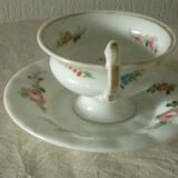 Coffee tea cup in Paris porcelain late 19th century