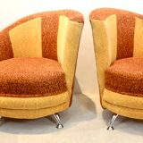 Fauteuils par František Jirák pour Tatra Nábytok