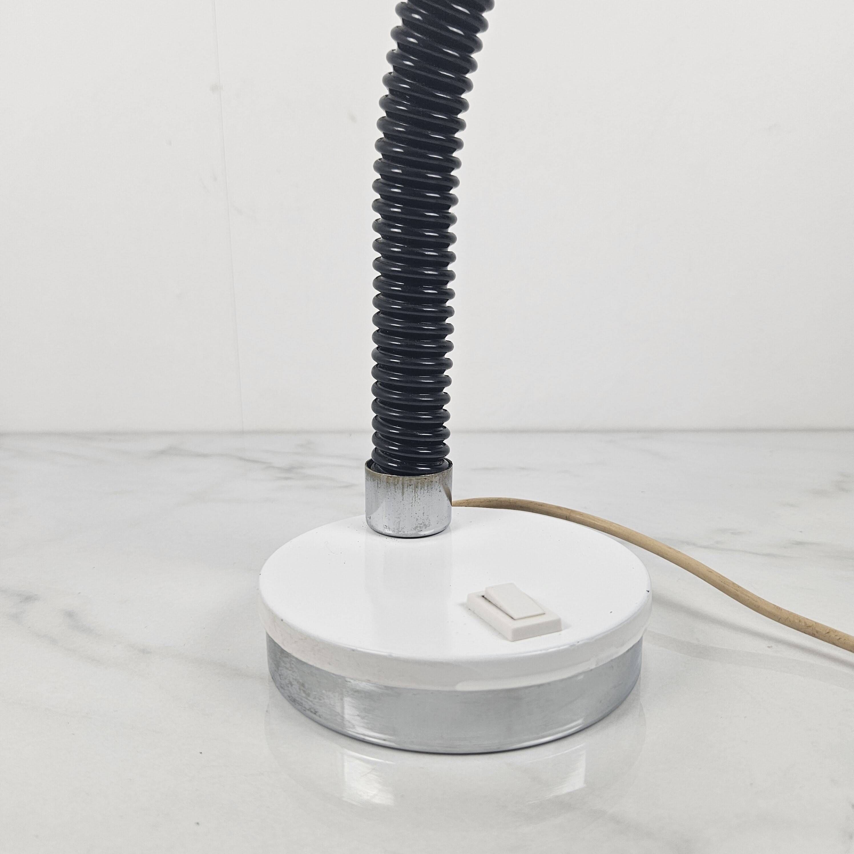 Space Age "Eyeball" Desk Lamp with Flexible Gooseneck, 1970's