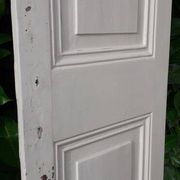 Porte h220x42cm étroite de placard ancienne panneautée moulurée