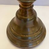 Pair of gilded bronze candlesticks
