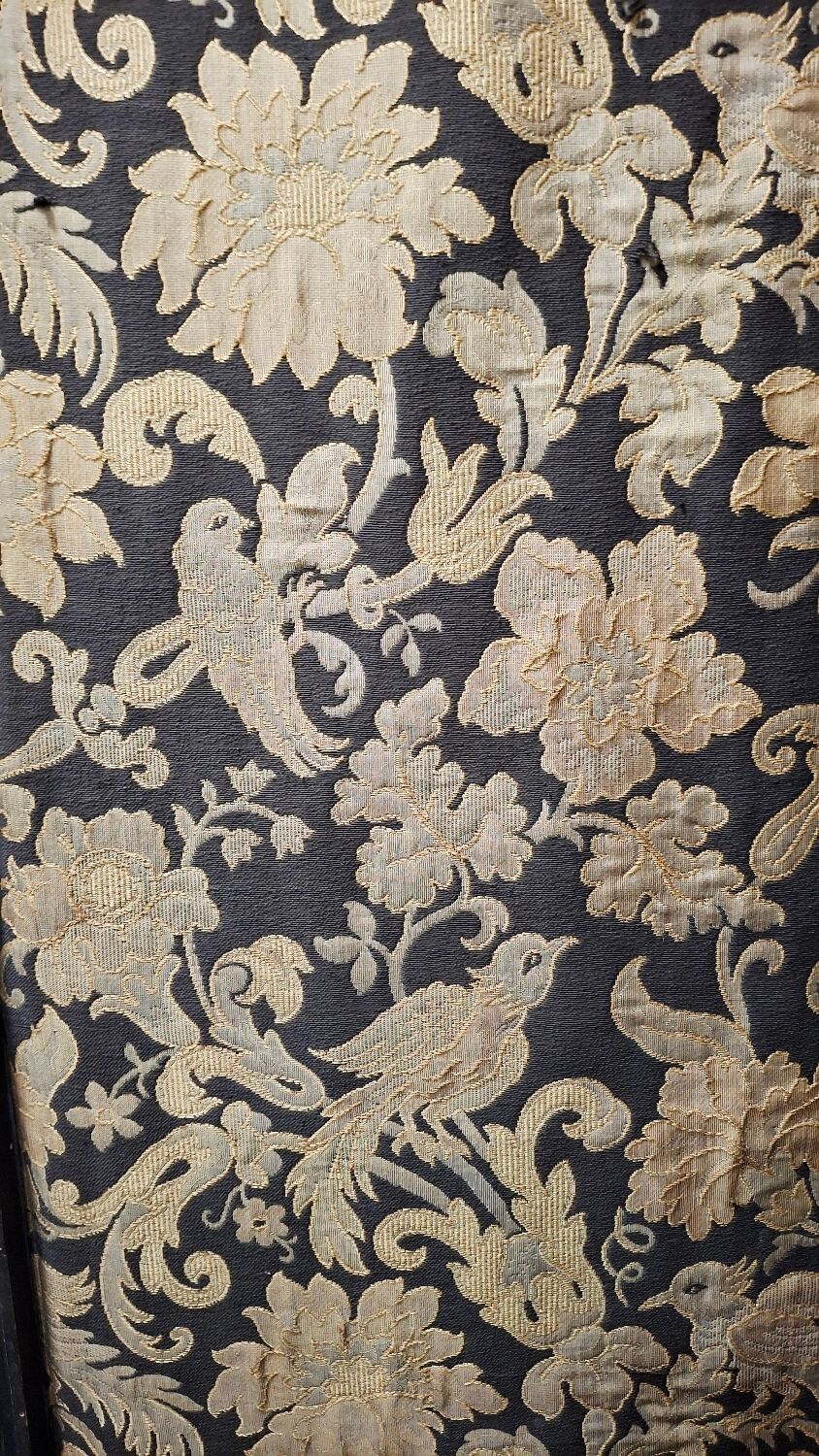 Antique Hand-Carved Wooden Room Divider