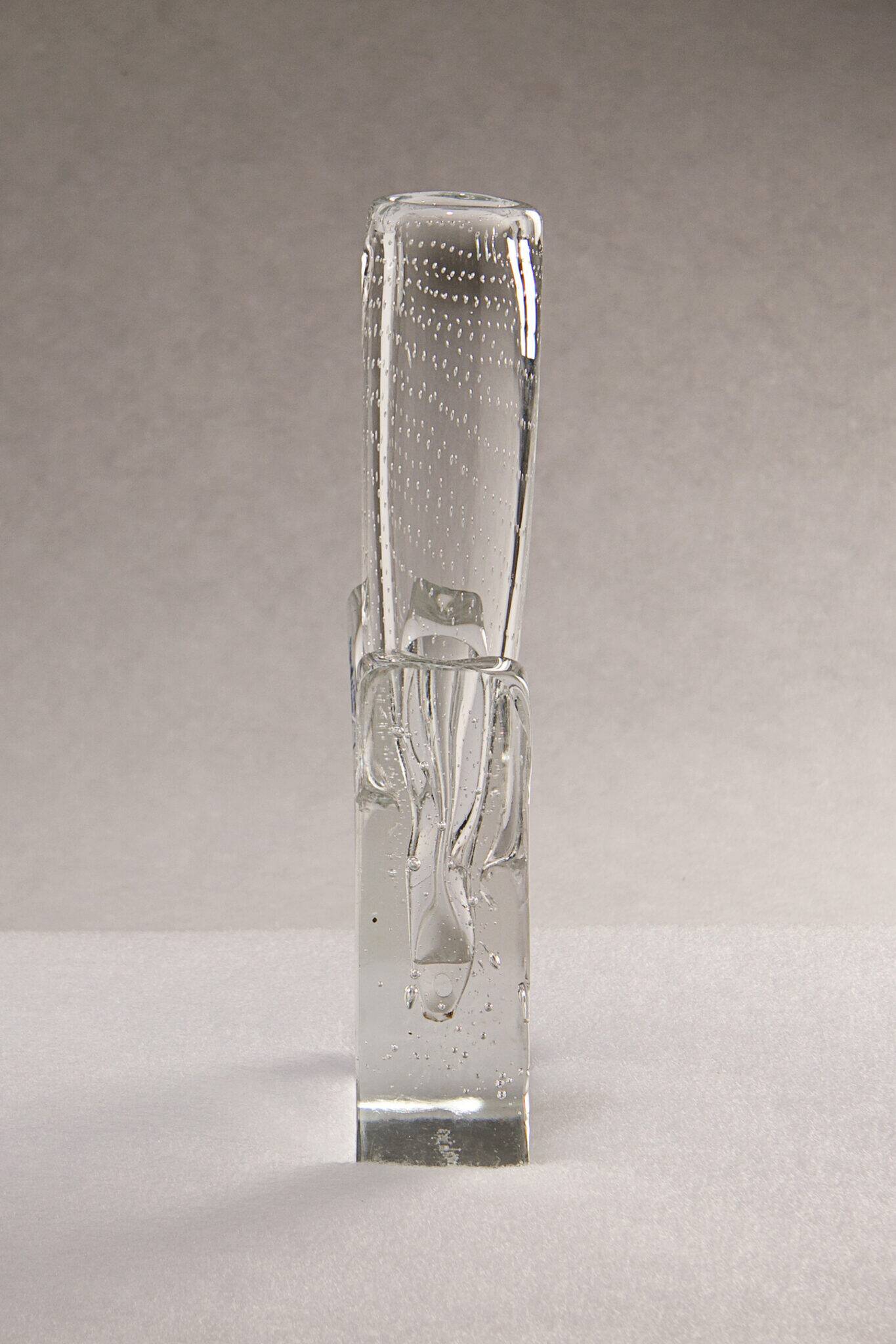 'L'ultimatum' vase in glass