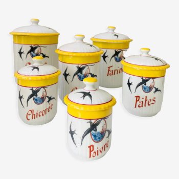 Swallows spice jars