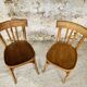 Pair of bistro chairs #43 by Baumann, circa 40/50