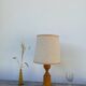 Old turned wooden lamp