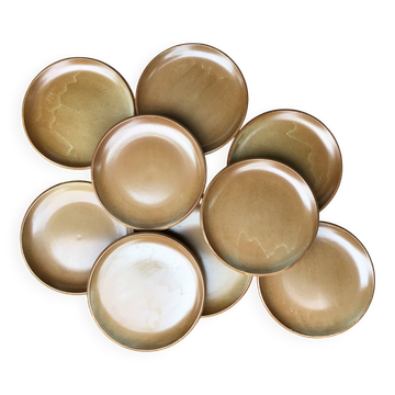 9 Brenne Stoneware Dinner Plates