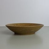 Set of 8 hollow plates in hazelnut stoneware