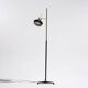 Black and gold metal floor lamp, 1950s
