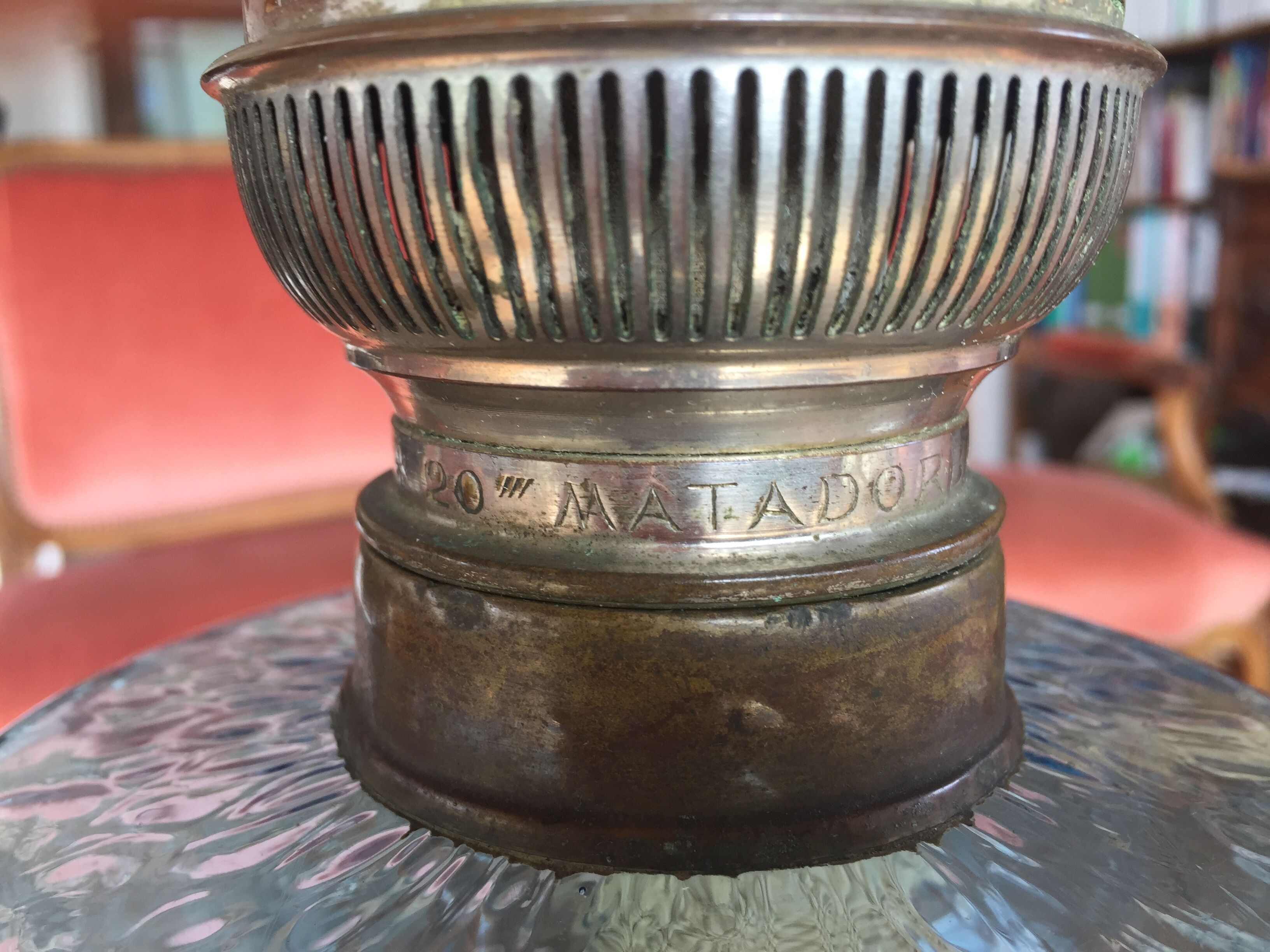 Oil lamp brand Matador Brenner 20''' origin Germany, 1930s