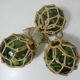 3 boules de verre flotteurs pour jardin aquatique vintage