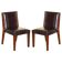 Ralph Lauren Metropolis crocodile patina leather accent chairs