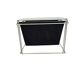 Max Sauze studio - side table - magazine rack - metal - glass - 70s