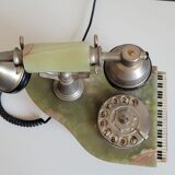 Old marble telephone