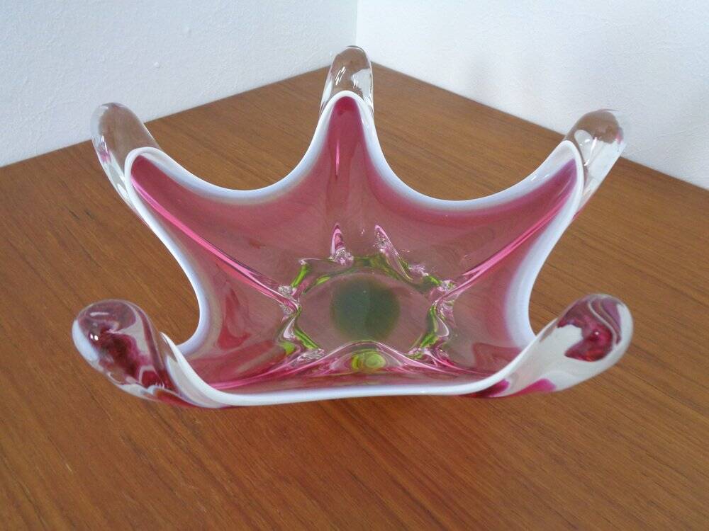 Large Italian bowl in Murano glass, 1960s