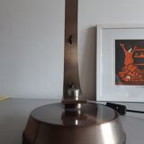 Desk lamp, bronze chrome, 70's Italian design
