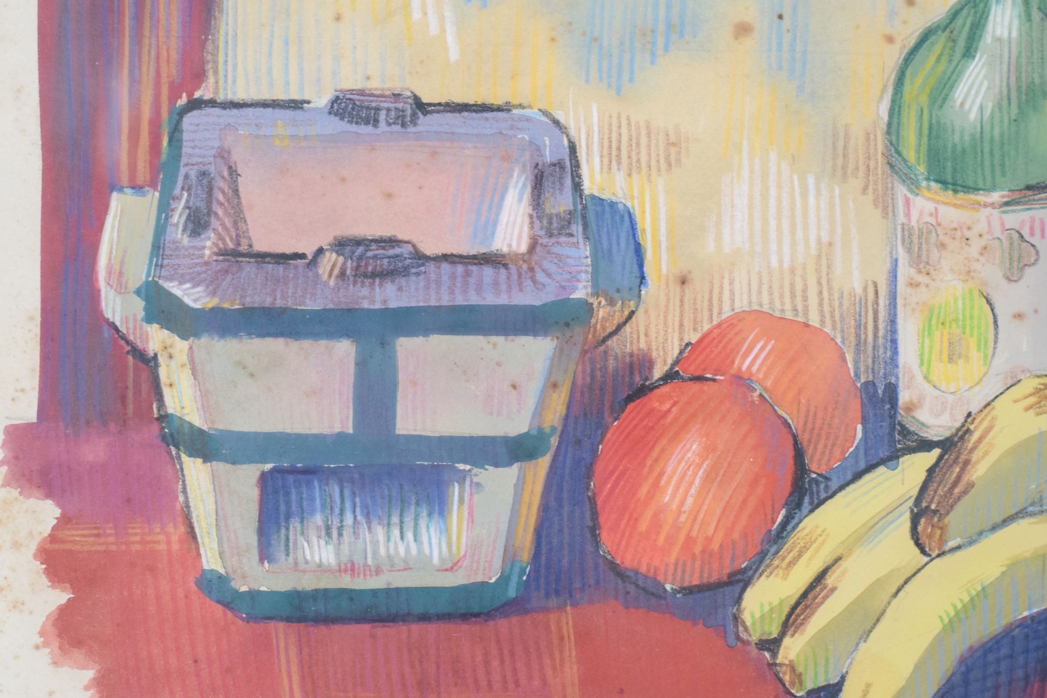 Lithographie de nature morte 'el círculo artístico de sant lluc'