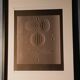 Optical Art Table - Victor Vasarely - Linear Structure - Frame 50x