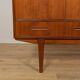 Mid-Century Teak High Sideboard, Denmark, 1960s