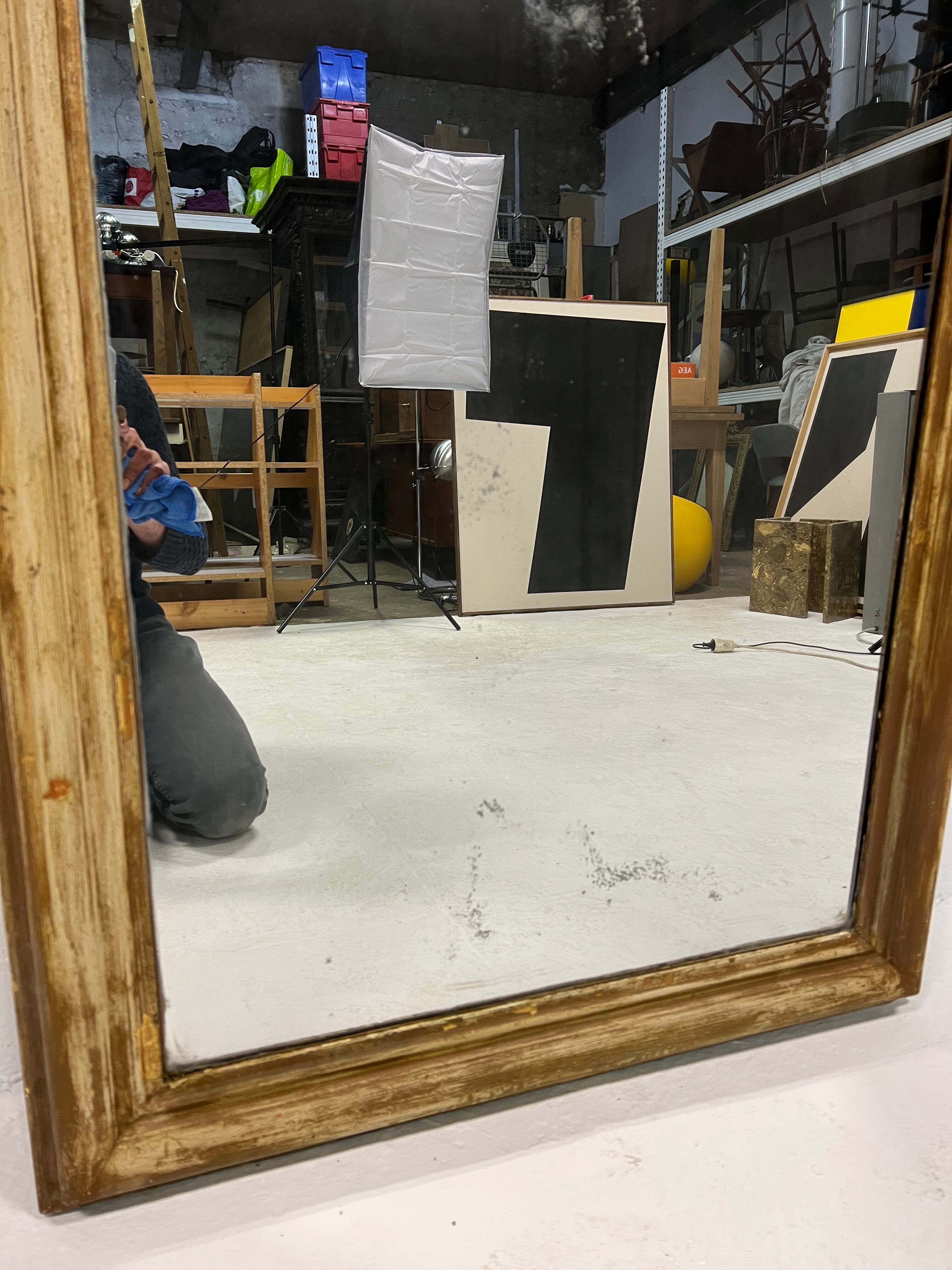 Louis Philippe mirror 108 X 66 cm, XIXth