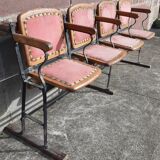 4 seater cinema bench
