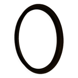 Grand Miroir lumineux en Bronze, Italie années 1960.