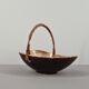 Iridescent ceramic cup or basket / signed / 50s / mid-century / vintage / xxth century