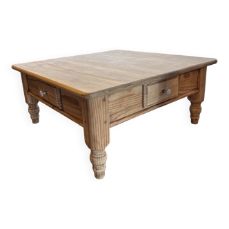 Solid pine coffee table