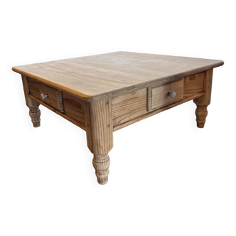 Table basse pin massif