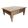 Solid pine coffee table