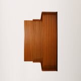 Secrétaire scandinave avec étagère escamotable, années 1960