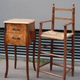 Chaise haute pour enfant vintage