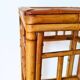 Bamboo and rattan side table from the 1970s.