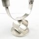 Art Deco two-arm candlestick, metal, WMF, Germany, 1930s