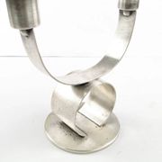 Art Deco two-arm candlestick, metal, WMF, Germany, 1930s