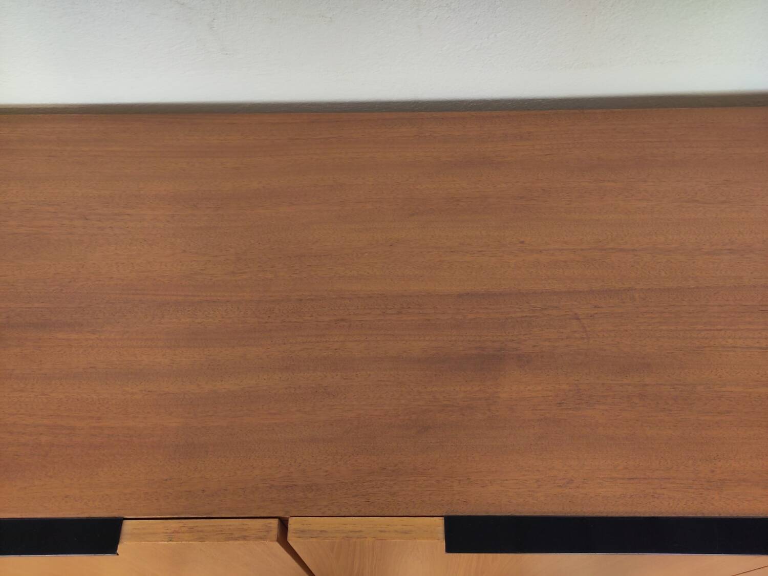 Scandinavian teak and metal sideboard