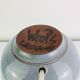 Ceramic ball lamp by Dany & Michel Woop in Grimaud, vintage