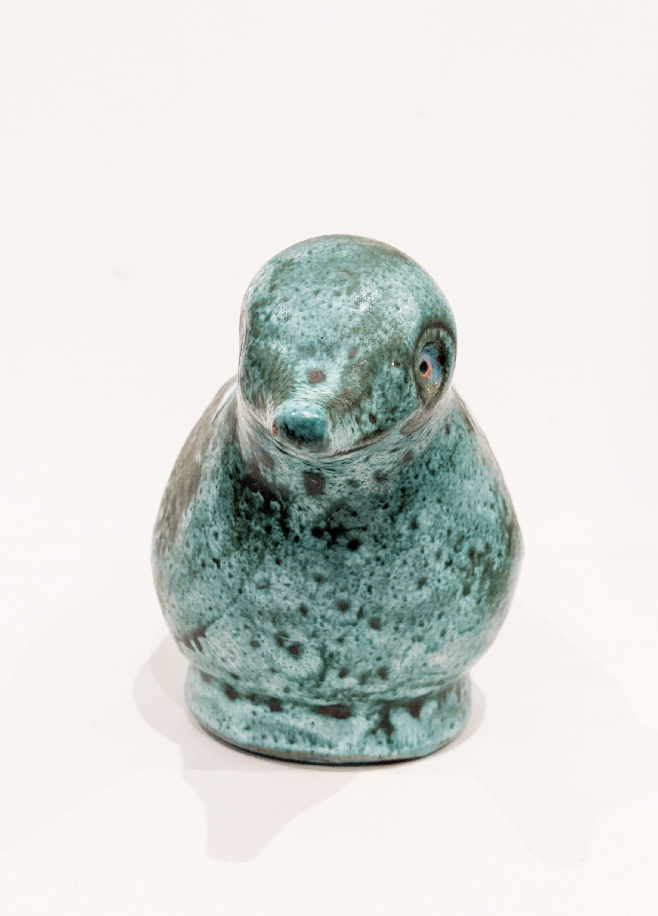 Bird ('50) in ceramic signed danuta le henaff