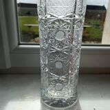Carved crystal vase - Mid-twentieth century