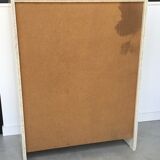 Orange chest of drawers 5 drawers - pop design - 1970