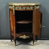 Small living room piece in precious wood marquetry, Louis XVI style – mid-19th century.