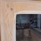 GLASS CABINET IN SOLID OAK