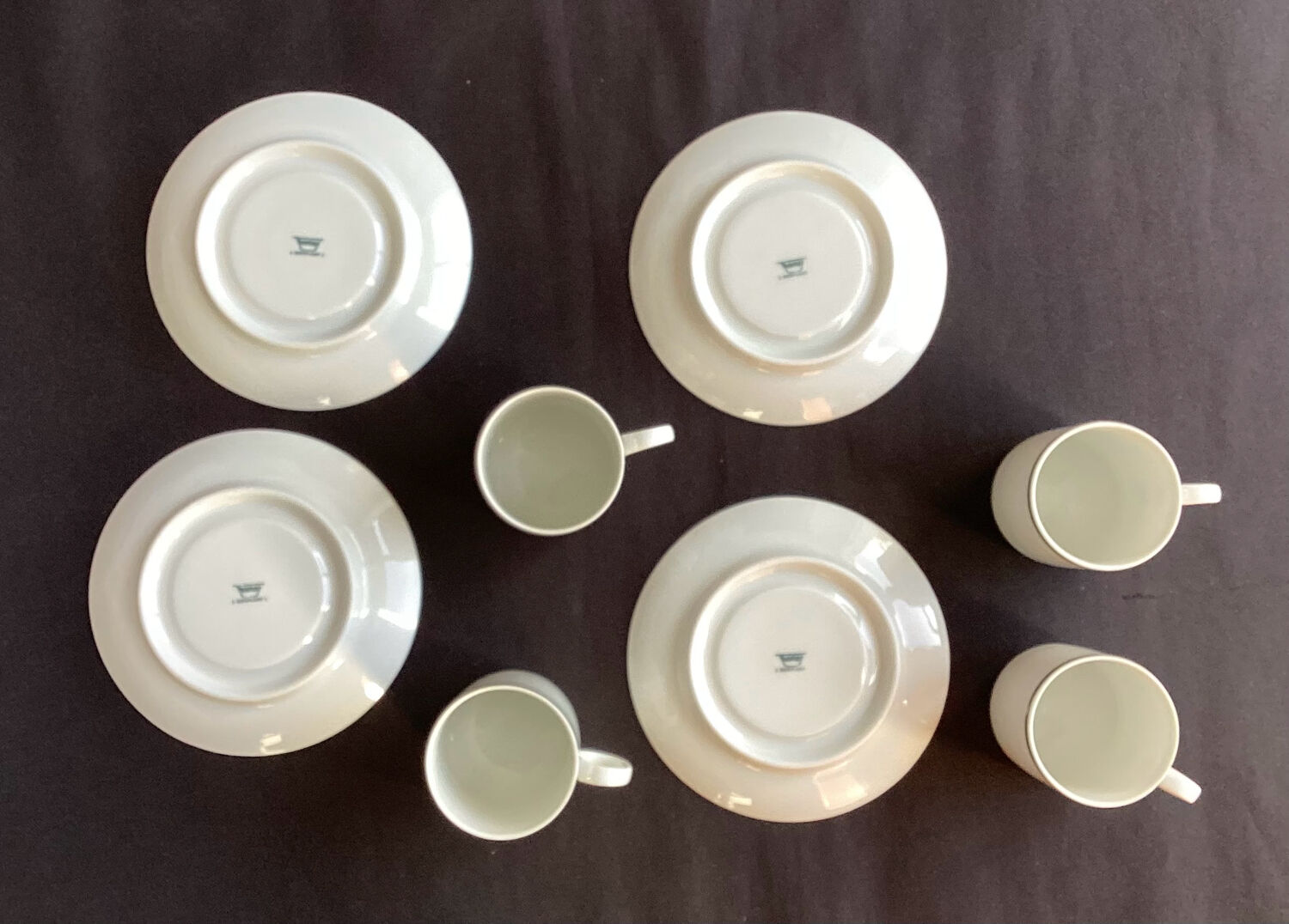 Set of 4 cups and 4 saucers Thomas Germany