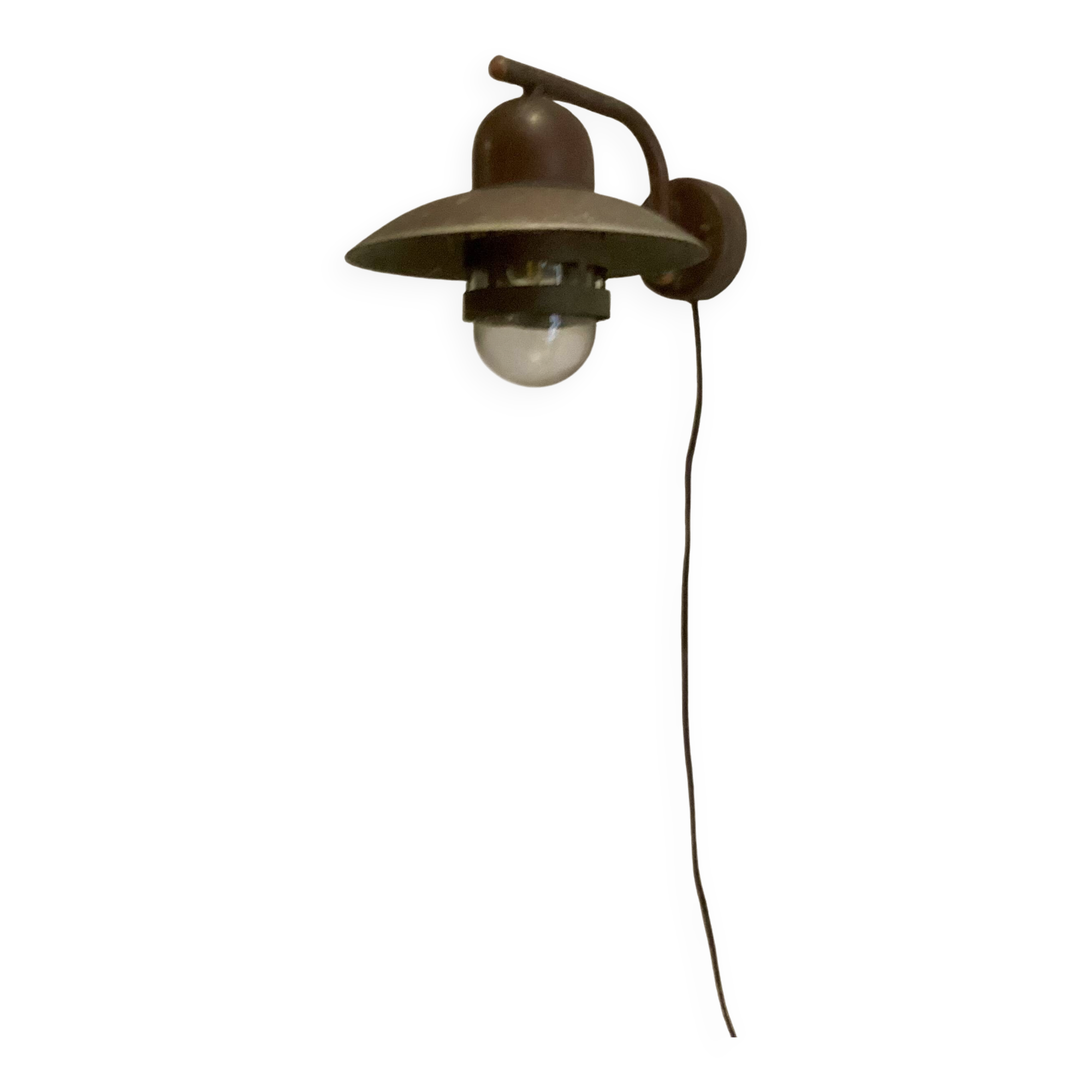 Garden wall lamp light, Scandinavian design Copper