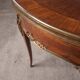 Louis XV style gueridon side table in marquetry