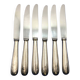 Set of 6 small silver-plated Navy knives from Ercuis