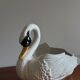 Jardinière cygne en céramique
