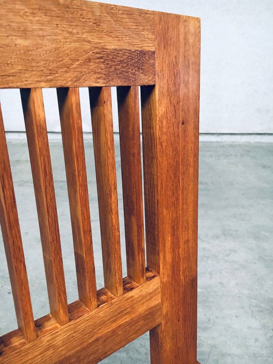 Postmodern Teak Side Chair, France, 1990s